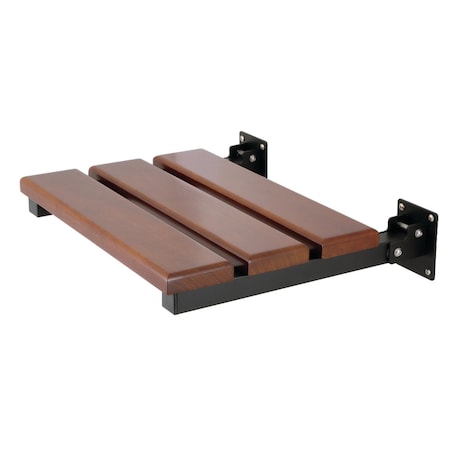 Kingston Brass 19.13 L, Stainless Steel;Red Oak Wood, Matte Black KBSS1916MB